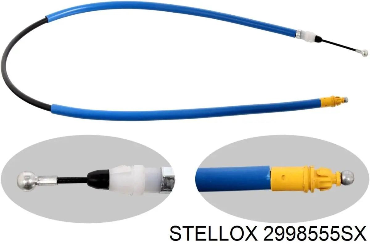 Трос ручного тормоза задний Stellox 2998555SX цена, от 9.72 USD