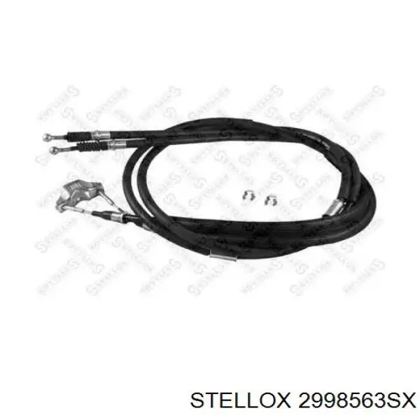 29-98563-SX Stellox трос ручного тормоза задний правый/левый