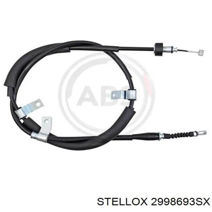 Трос стояночного тормоза задний правый Stellox 2998693SX цена, от 17.42 USD