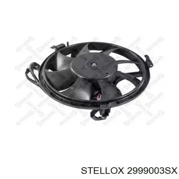 Электровентилятор охлаждения в сборе (мотор+крыльчатка) Stellox 2999003SX