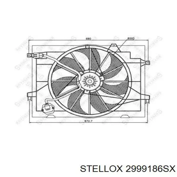 Диффузор радиатора охлаждения в сборе с мотором и крыльчаткой Thermotec D80511TT цена, от 101.96 USD