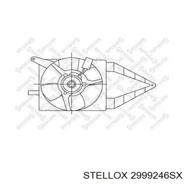 Электровентилятор охлаждения 2999246SX Stellox