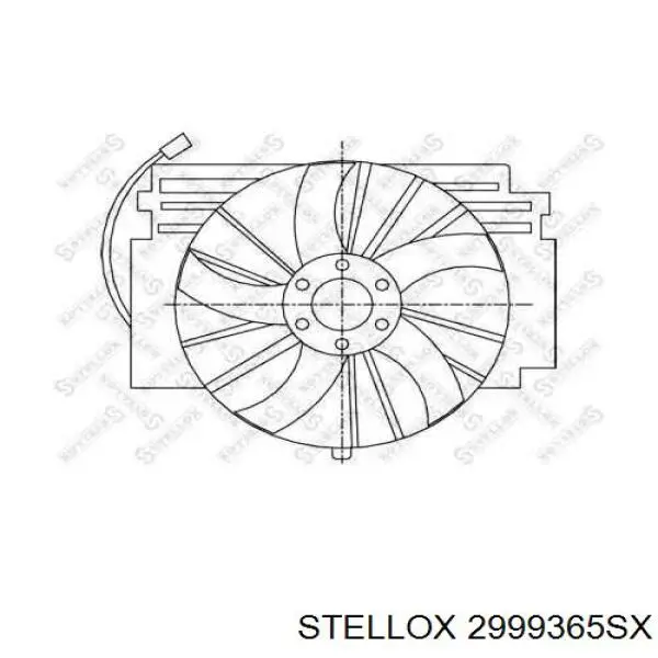 64546921940 China диффузор радиатора кондиционера, в сборе с крыльчаткой и мотором