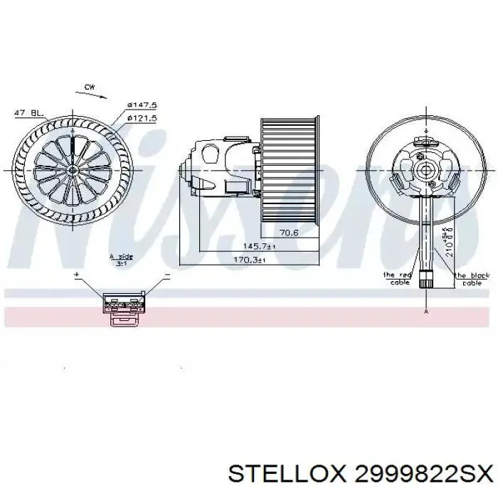 Вентилятор печки 7006405 Autotechteile