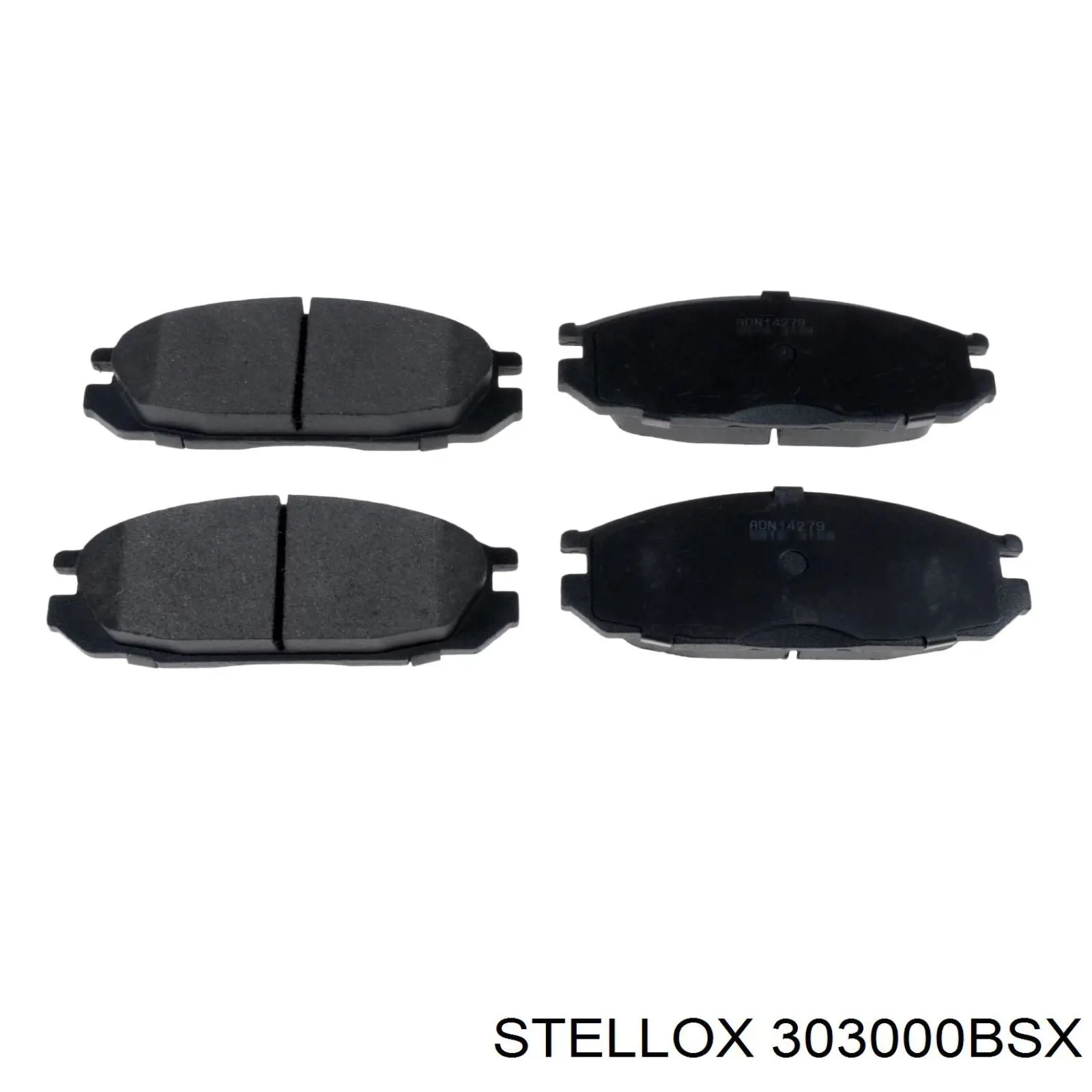 Купить 303000BSX Stellox Колодки тормозные задние, дисковые