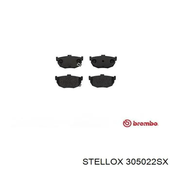 Купить 305022SX Stellox Колодки тормозные
