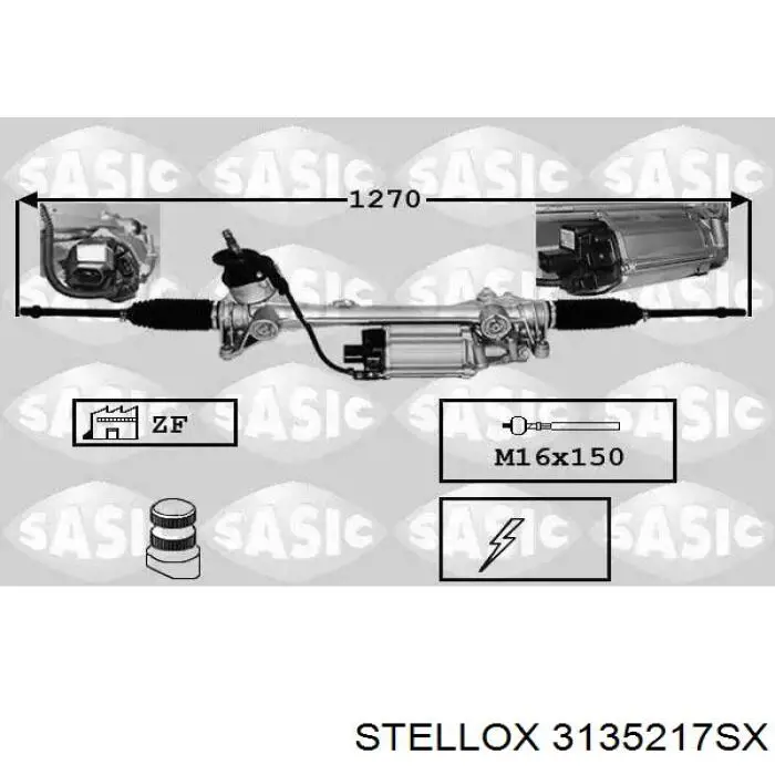 3135217SX Stellox рулевая рейка