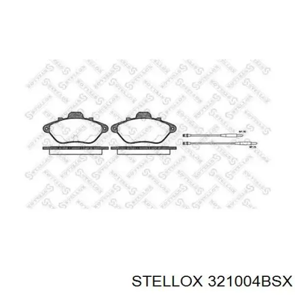 Колодки ручника 321004BSX Stellox