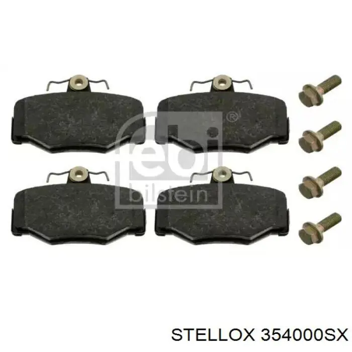 Колодки дисковые  Stellox 354000SX цена, от 13.75 USD