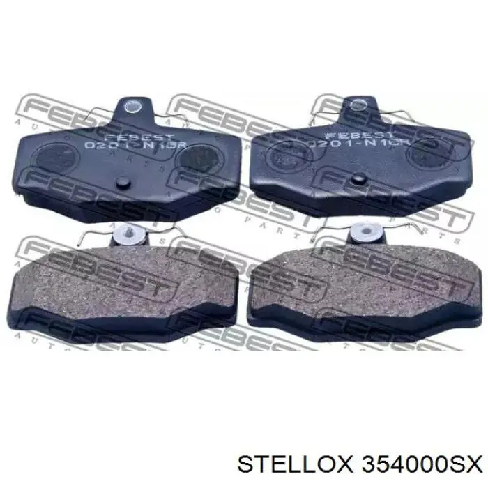 Задние тормозные колодки 354000SX Stellox
