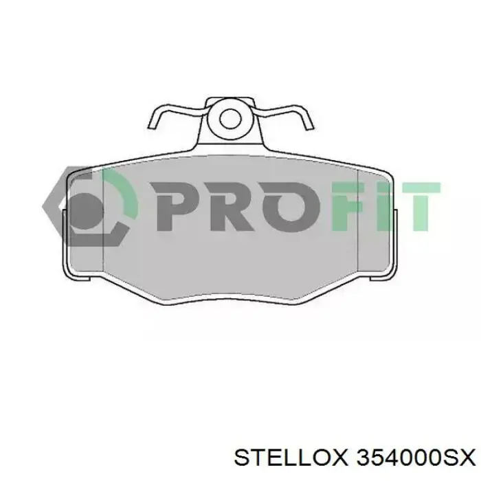 Колодки дисковые  Stellox 354000SX цена, от 13.75 USD