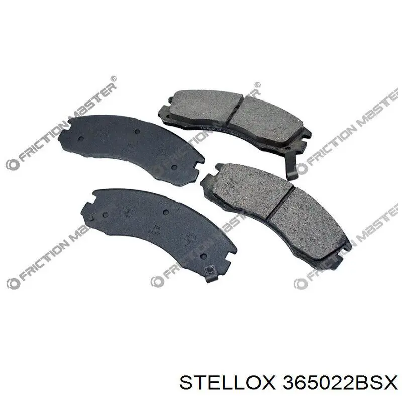 Передние тормозные колодки 365022BSX Stellox