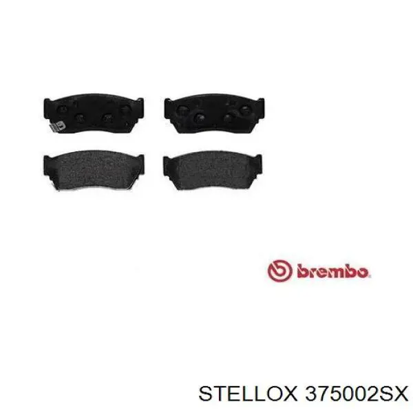 Купить 375002SX Stellox Колодки тормозные