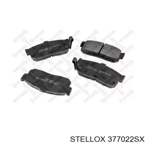 377022SX Stellox задние тормозные колодки