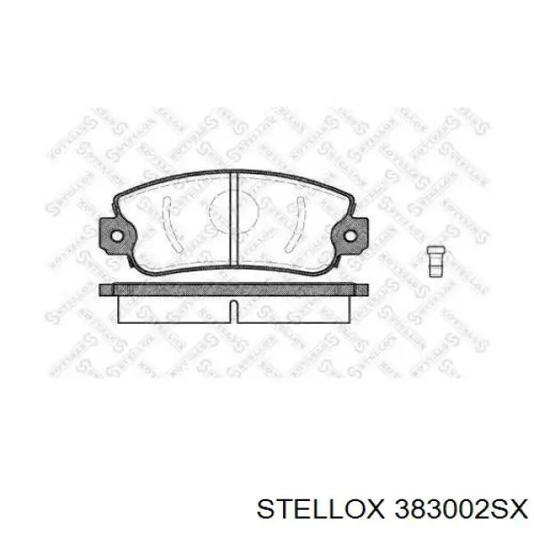 Передние тормозные колодки 383002SX Stellox