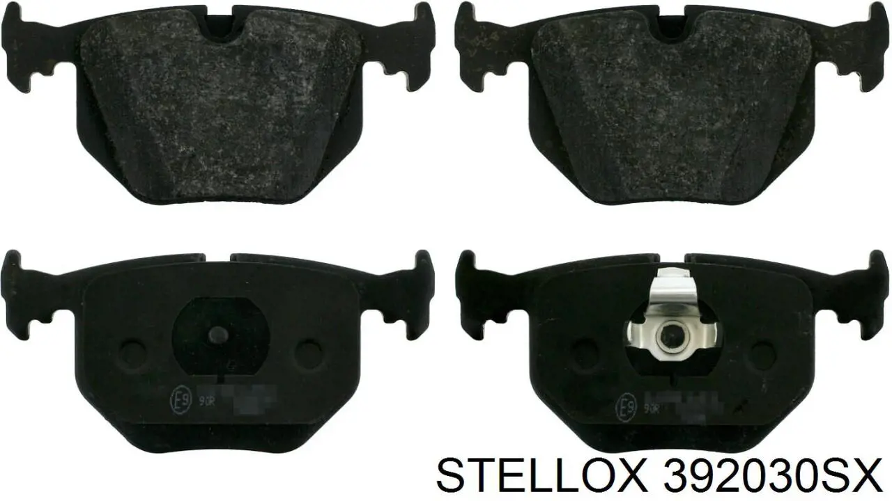 392 030-SX Stellox колодки тормозные задние дисковые