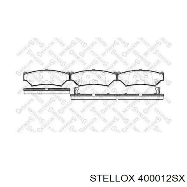 Передние тормозные колодки 400012SX Stellox