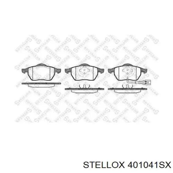 401041SX Stellox колодки тормозные передние дисковые