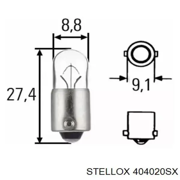 Колодки Stellox 404020SX цена, от 10.14 USD