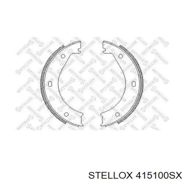 415100-SX Stellox колодки ручника (стояночного тормоза)