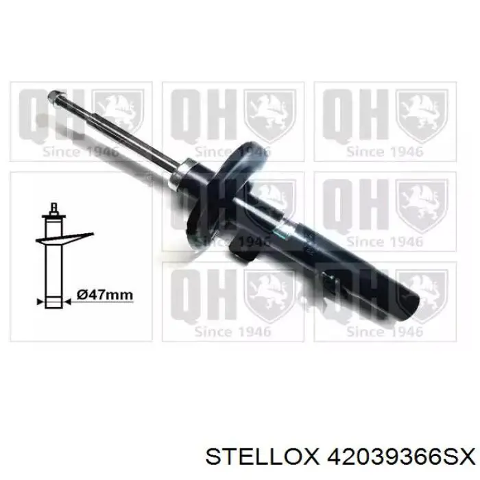 42039366SX Stellox амортизатор передний правый