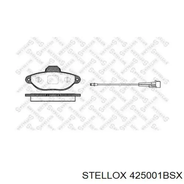 Передние тормозные колодки 425001BSX Stellox