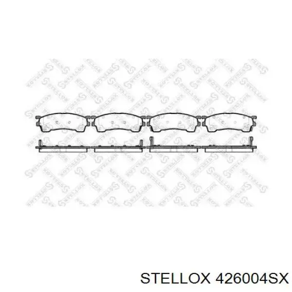 426004SX Stellox Колодки передние