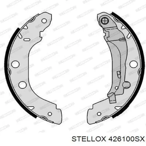 Задние барабанные колодки 426100SX Stellox