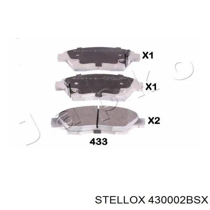Тормозные колодки Stellox 430002BSX