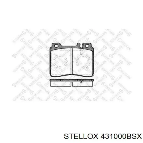 431000BSX Stellox колодки тормозные передние дисковые