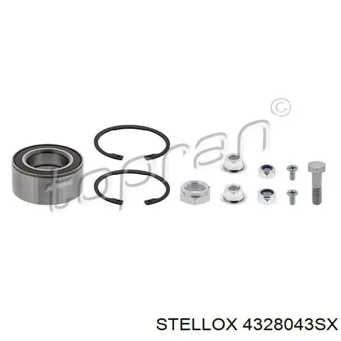 Комплект подшипника ступицы колеса Stellox 4328043SX цена, от 14.11 USD