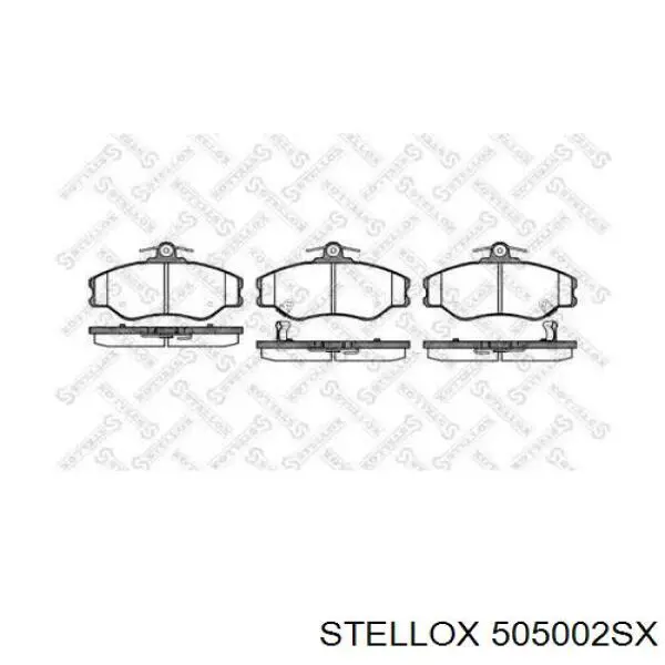 Передние тормозные колодки 505002SX Stellox