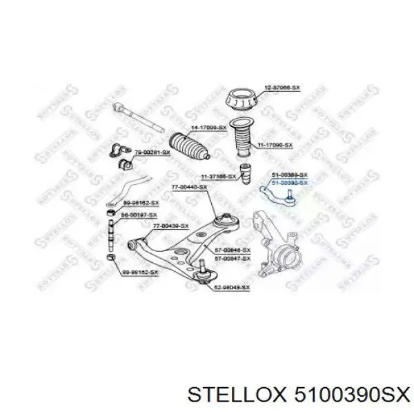 Рулевой наконечник Peugeot/Citroen 0000381764 цена, от 12.55 USD