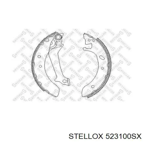 BS001683 Sfec Барабанные тормозные колодки