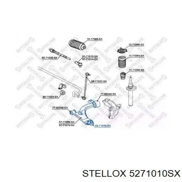 52-71010-SX Stellox шаровая опора нижняя