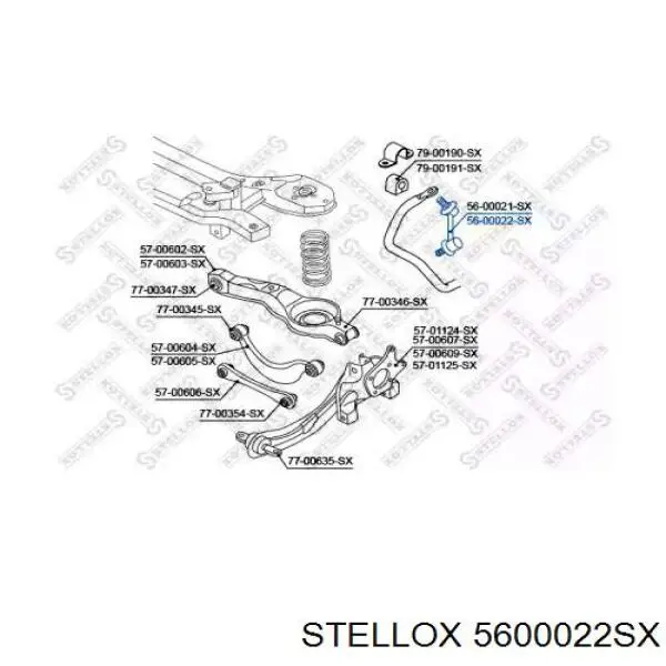 Стойка стабилизатора переднего правая на Mazda RX-8 SE