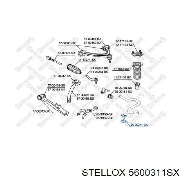 Стойка переднего стабилизатора 5600311SX Stellox