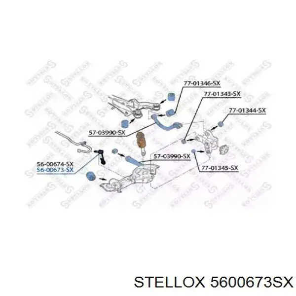 Стойка стабилизатора заднего правая 5600673SX Stellox