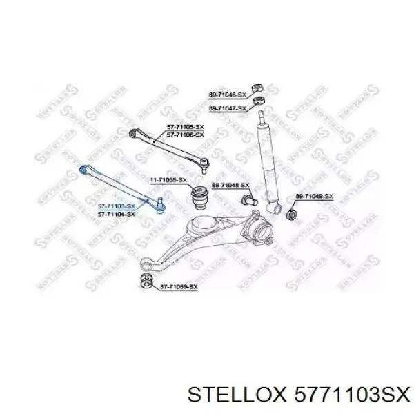 Рычаг задней подвески нижний левый Ford 4591992 цена, от 59.54 USD