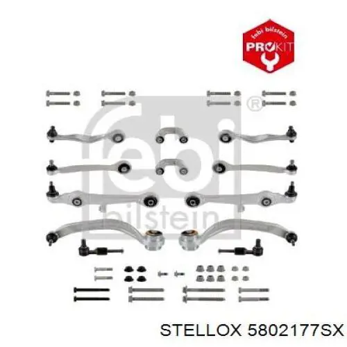 Комплект рычагов передней подвески Stellox 5802177SX цена, от 188.77 USD