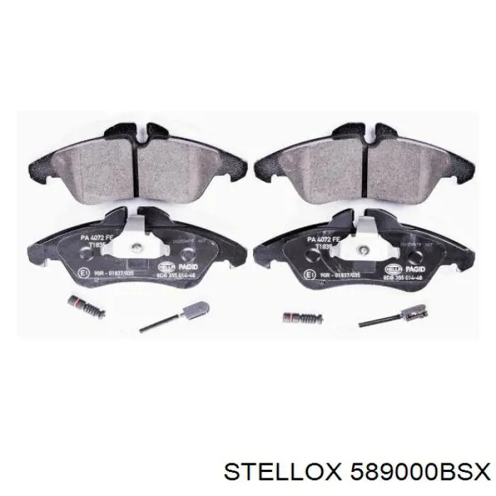 589000BSX Stellox Колодки передние
