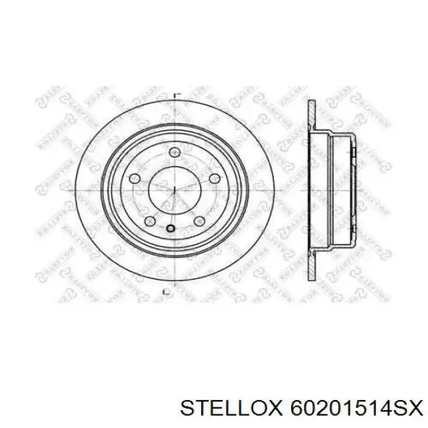 Тормозные диски 60201514SX Stellox