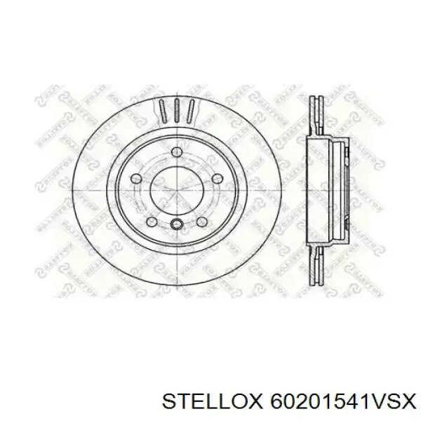 Глушитель, задняя часть 60201541VSX Stellox