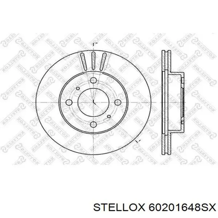 Тормозные диски 60201648SX Stellox