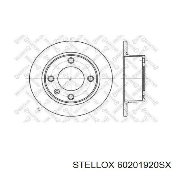 Купить 230319 Metelli Диск тормозной задний