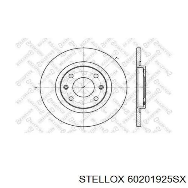 Передние тормозные диски 60201925SX Stellox