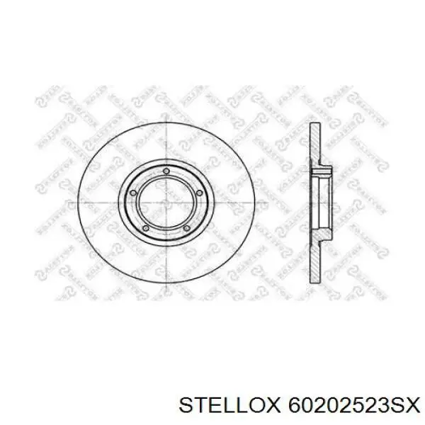 Передние тормозные диски 60202523SX Stellox