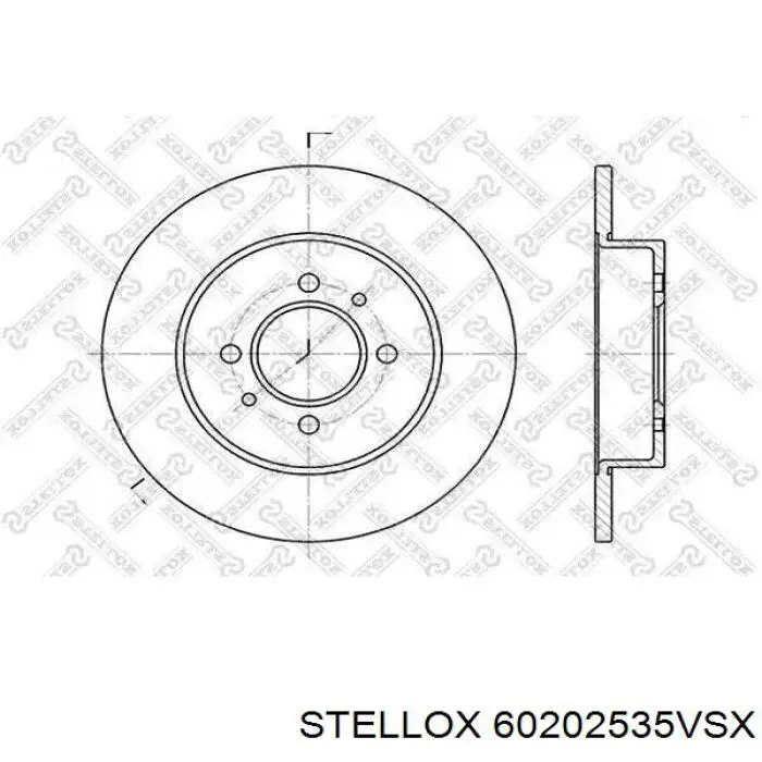 Купить 561679B Jurid/Bendix Диск тормозной задний