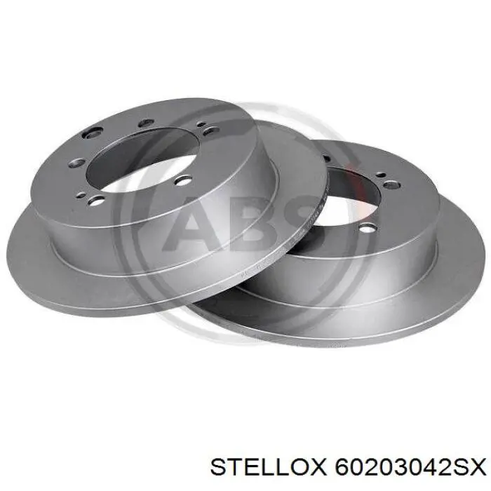 60203042SX Stellox диск тормозной задний