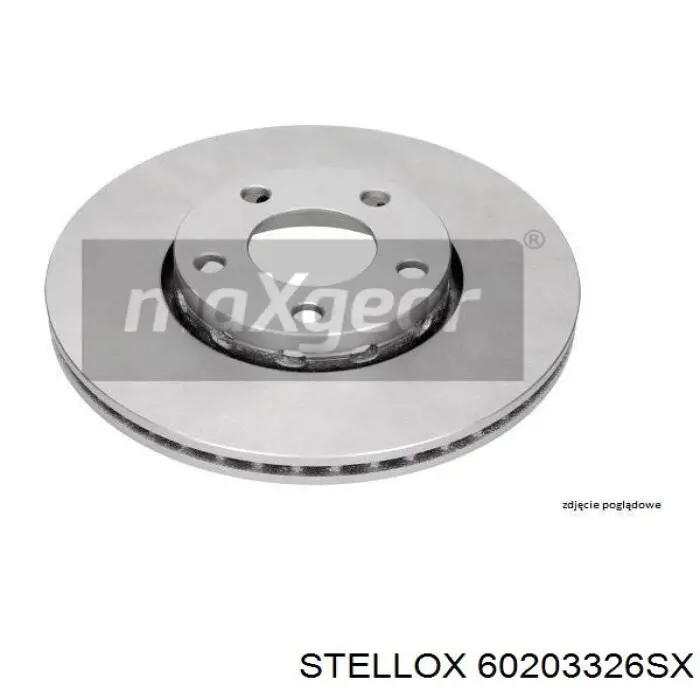 Задний тормозной диск Stellox 60203326SX цена, от 29.38 USD